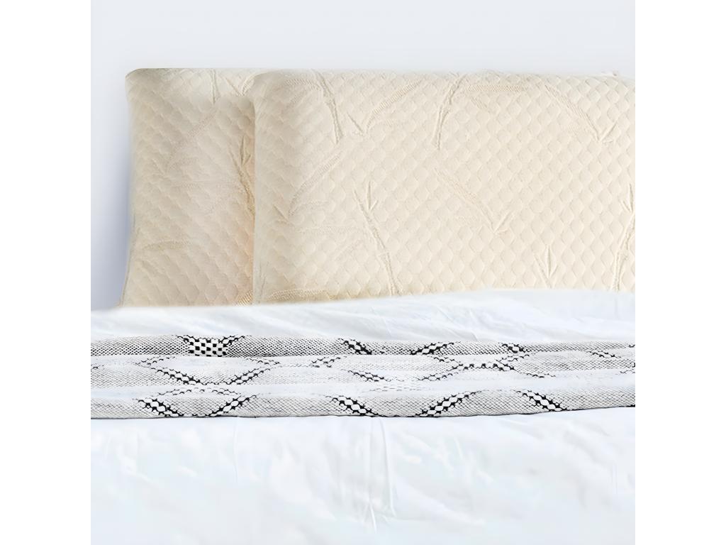 Mobenze - Pack DOUCE NUIT Surmatelas Protège matelas Couette Oreiller 180x200 cm FMJU23322