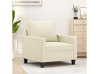Fauteuil Crème 60 cm Similicuir XJVM83665