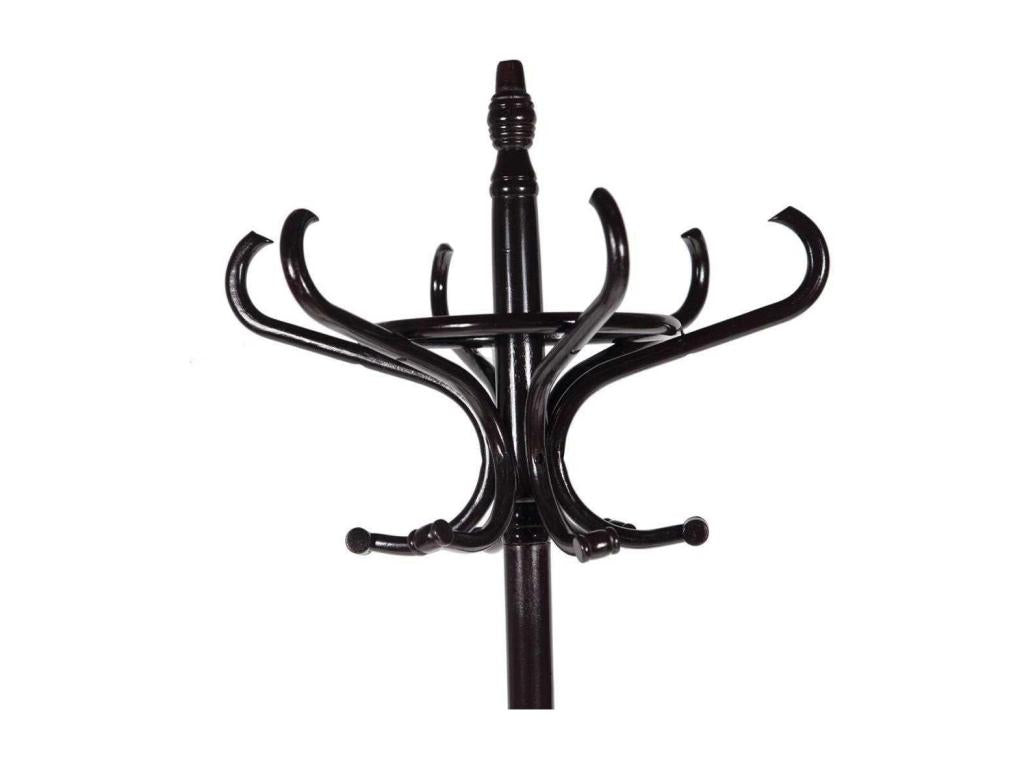 Porte-manteau sur pied marron en Mobenze 53x39x187h OBQN11151