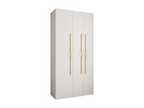 Armoire à portes battantes Mobenze 2 245.5/120/50 3 portes blanc/ou KYQI99147