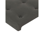 Tête de lit avec oreilles Gris foncé 163x16x78/88 cm Mobenze YWSN02780