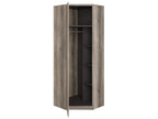 Armoire d'angle 1 porte Boislis Bois et Gris XAAO35860