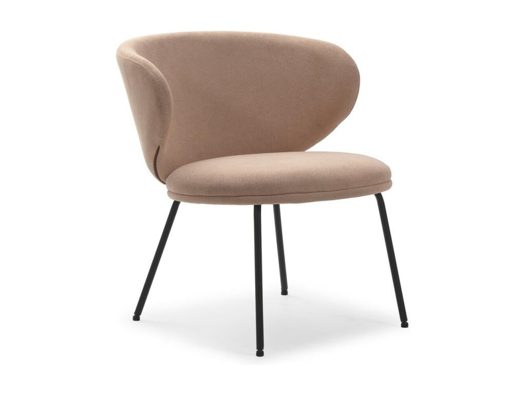 Mobenze - Fauteuil en tissu et métal - Rose KXAW04509