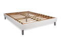 Pack matelas 180x200 BodyMax sommier Boislis blanc Couette 260x240cm 2 oreillers 60x40cm CACQ75098