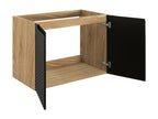 Armoire Sous Lavabos Boislis CUW80 2D 80x46x57 Noir GXEH76877