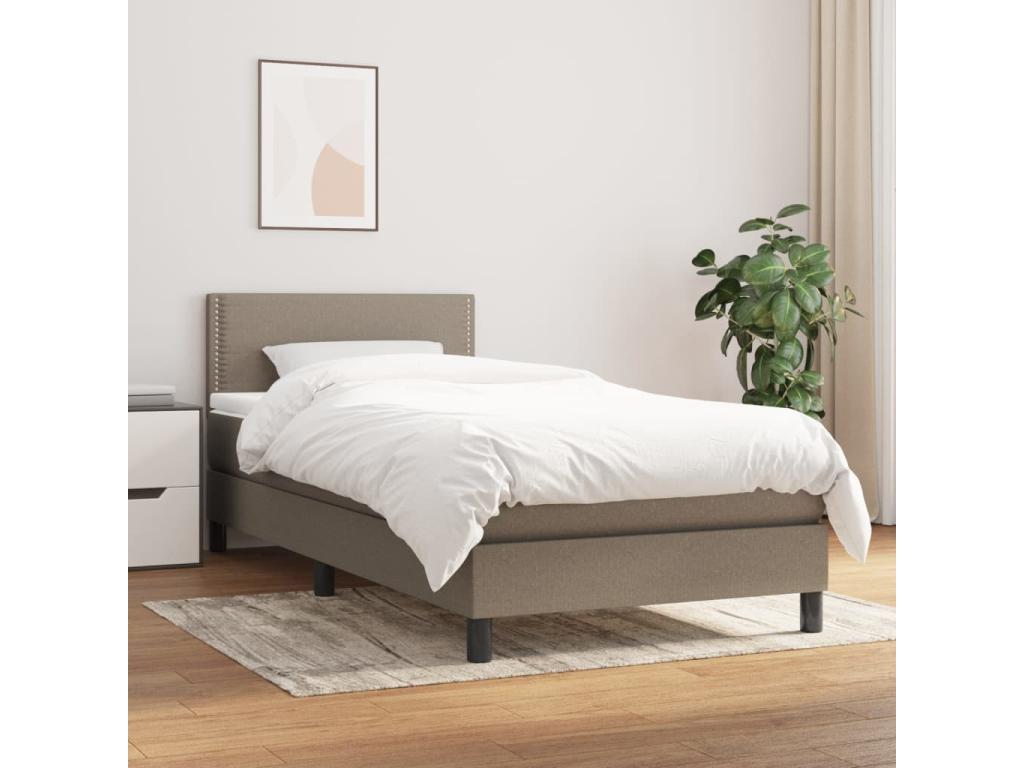Sommier à Mobenze de lit avec matelas Mobenze 90x200 Tissu EZWJ37737