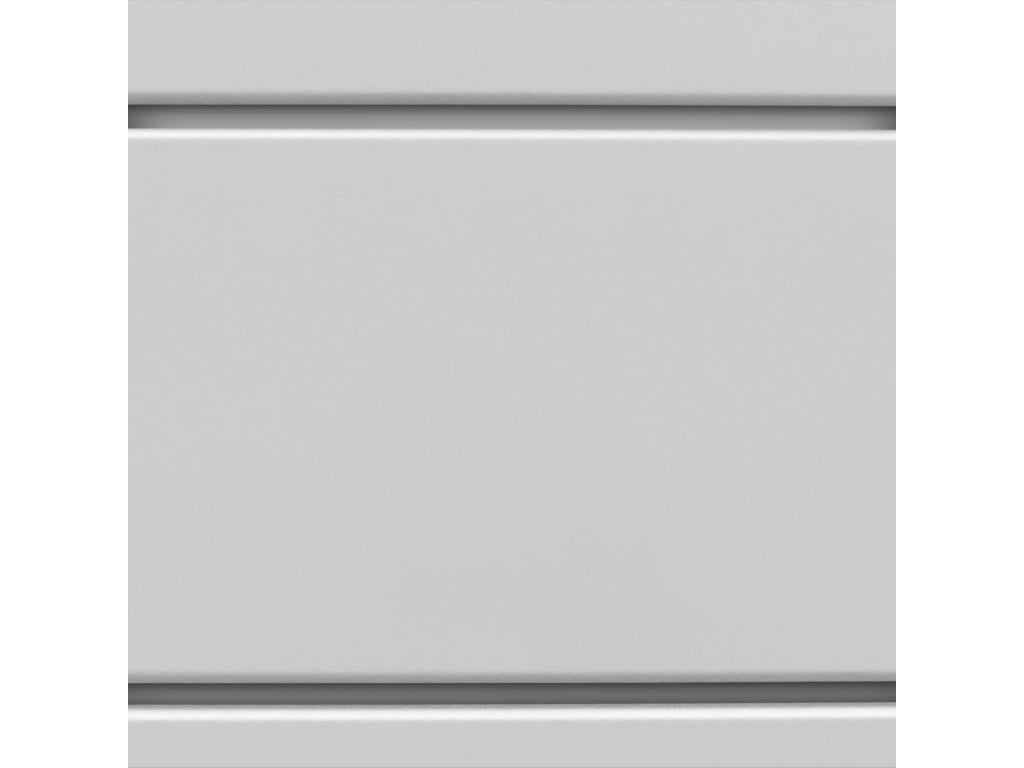 Boislis Tête de lit en bois recyclé MDF Style Palette Horizontal 160x46cm Lits 150/160 - Uni Blanc FPSO12273