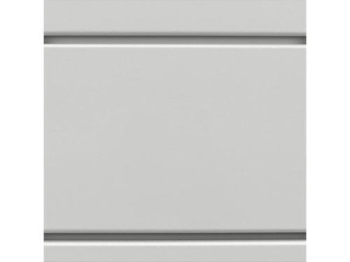 Boislis Tête de lit en bois recyclé MDF Style Palette Horizontal 160x46cm Lits 150/160 - Uni Blanc FPSO12273