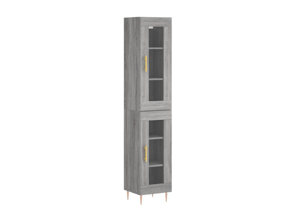 Buffet haut Mobenze gris 34,5x34x180 cm Mobenze d'ingénierie XATA00561