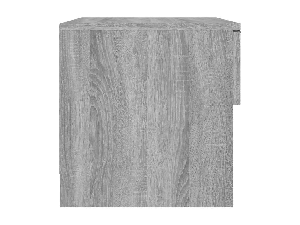 Tables de chevet 2 pcs Mobenze gris Mobenze d'ingénierie HJSH84532