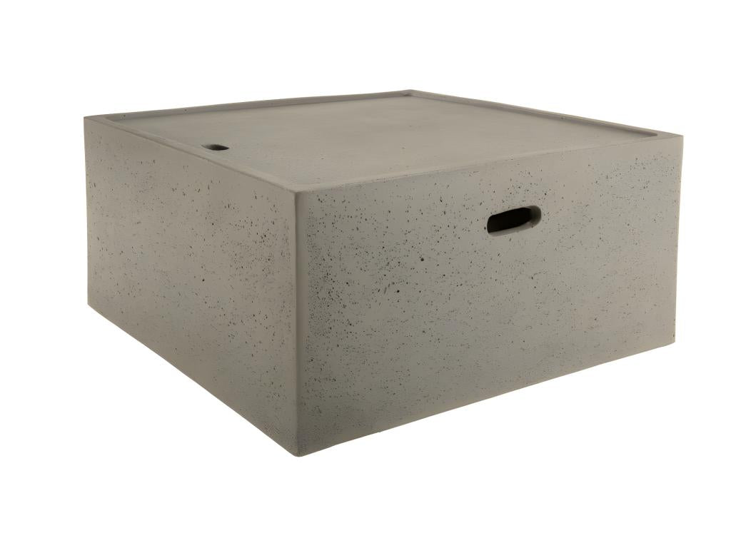 Mobenze - Table basse de jardin carrée 68x68 cm béton RGRJ97089