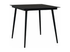 Mobilier à dîner d'extérieur noir 56x53.5x85.5 cm 02 0014656 RAHF01793