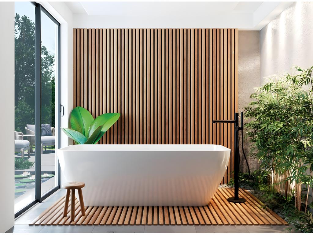 Mitigeur de baignoire îlot Mobenze couleur Noir PHWI86665