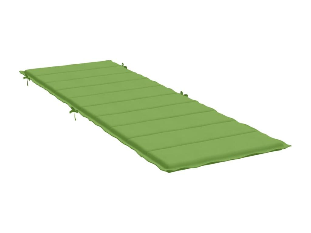 Coussin de chaise longue vert méBoislisé 186x58x3 cm tissu OHEV78384