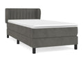 Sommier à Mobenze de lit et matelas Gris foncé 80x200 Mobenze VYTD96425