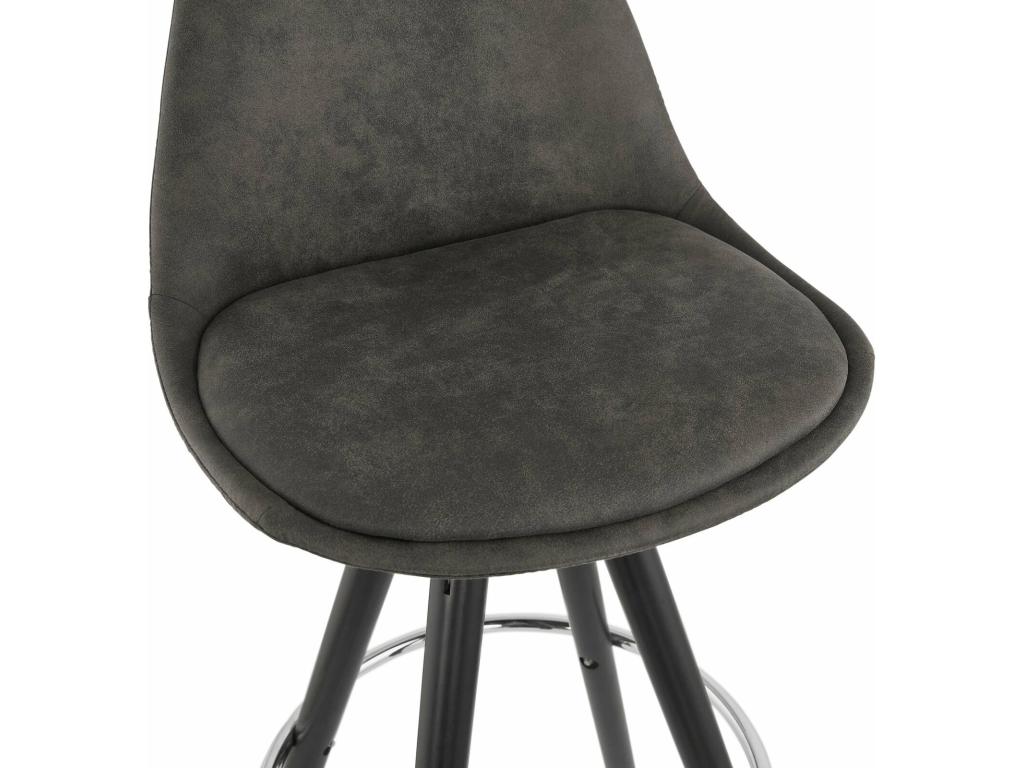 Tabouret de bar design Luxameub PINPAI 65 noir PYTD93789