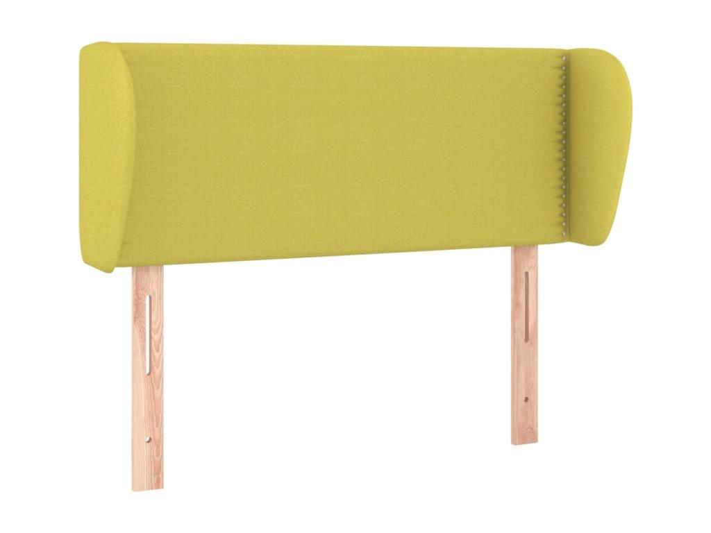 Tête de lit avec oreilles Vert 83x23x78/88 cm Tissu GHIV94214