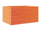 Jardinière cire marron 90x60x46 cm bois de pin massif KFPV60790