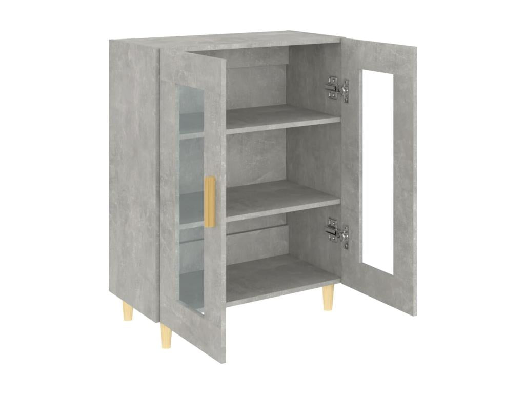 Buffet gris béton 69,5x34x90 cm Mobenze d'ingénierie TTKR15498