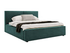 Lit Mobenze 117 Double Vert 160x200 Tapisserie Sommier à Mobenze 180x223x98cm TUQF24416