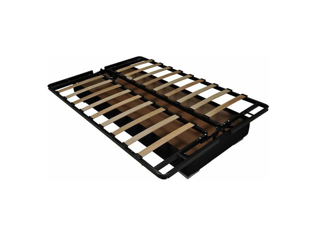 Banquette Clic Clac tissu matelas Boislis 14cm avec rangement Boislis-Couleur Rouge cerise-130x190 GXDE04666