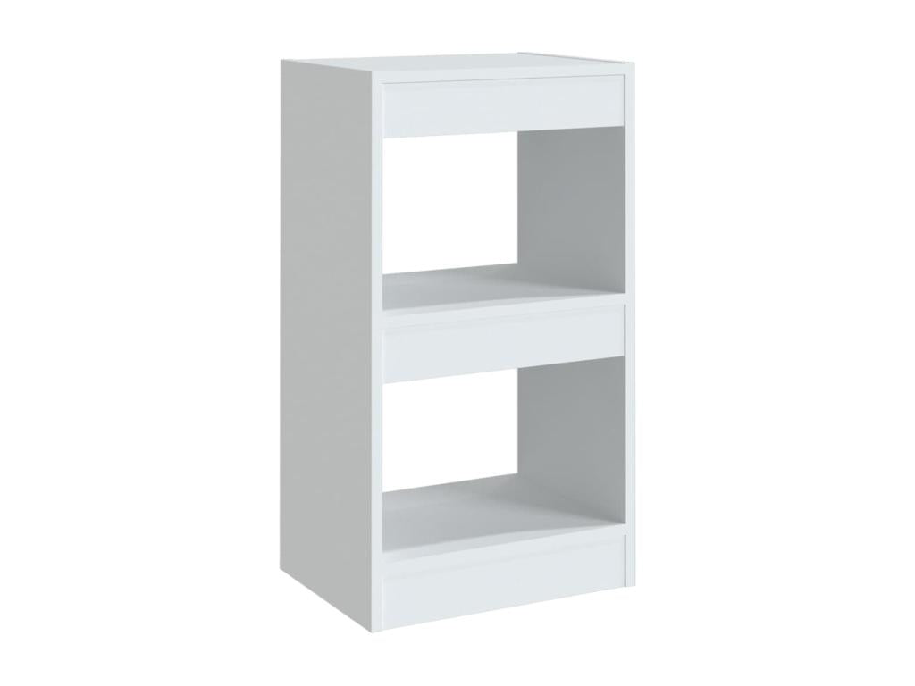Bibliothèque/Séparateur de pièce Blanc 40x30x72 cm VQED39408