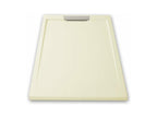 Receveur de douche 70x110cm extra plat Mobenze en résine surface ardoisée beige PZTD78979