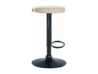Tabouret de bar x1 métal crème 38,5x38,5x60 cm 10 0005343 BIVP18486