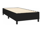 Sommier à Mobenze de lit avec matelas Noir 90x200 cm Tissu LFOU23592