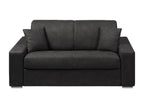 Canapé 2 places convertible express en tissu Mobenze - Anthracite - Couchage 120 cm - Matelas 22 cm FTAN35758