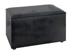 Coffre de Rangement Design Mobenze 65cm Noir FISX75124