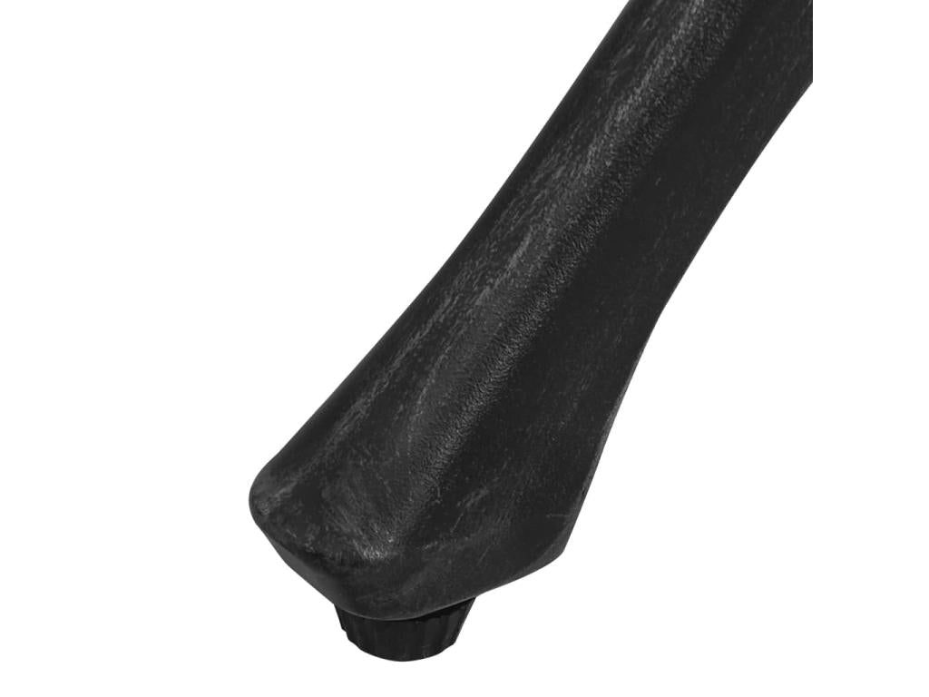 Table de jardin Noir 90x90x74 cm Aluminium coulé PHKB79808