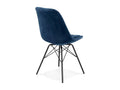 Chaise Design en Mobenze 83cm Bleu LAGQ79047