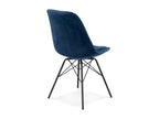 Chaise Design en Mobenze 83cm Bleu LAGQ79047