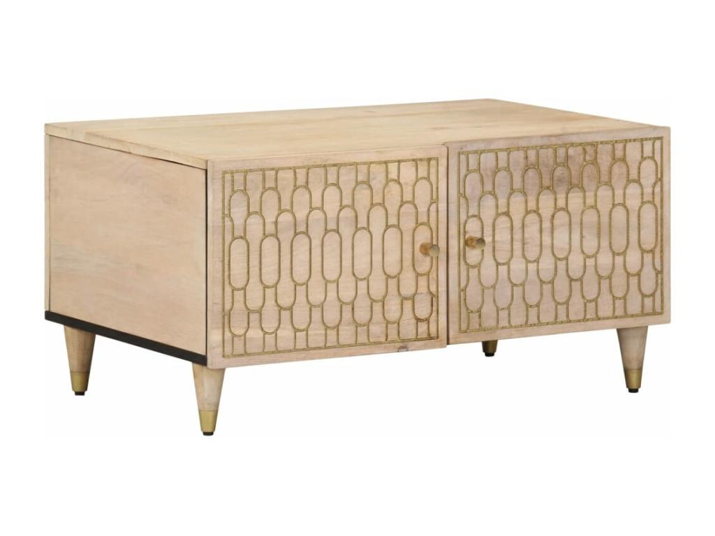 Table basse 80x50x40 Mobenze de manguier massif RZKQ94101