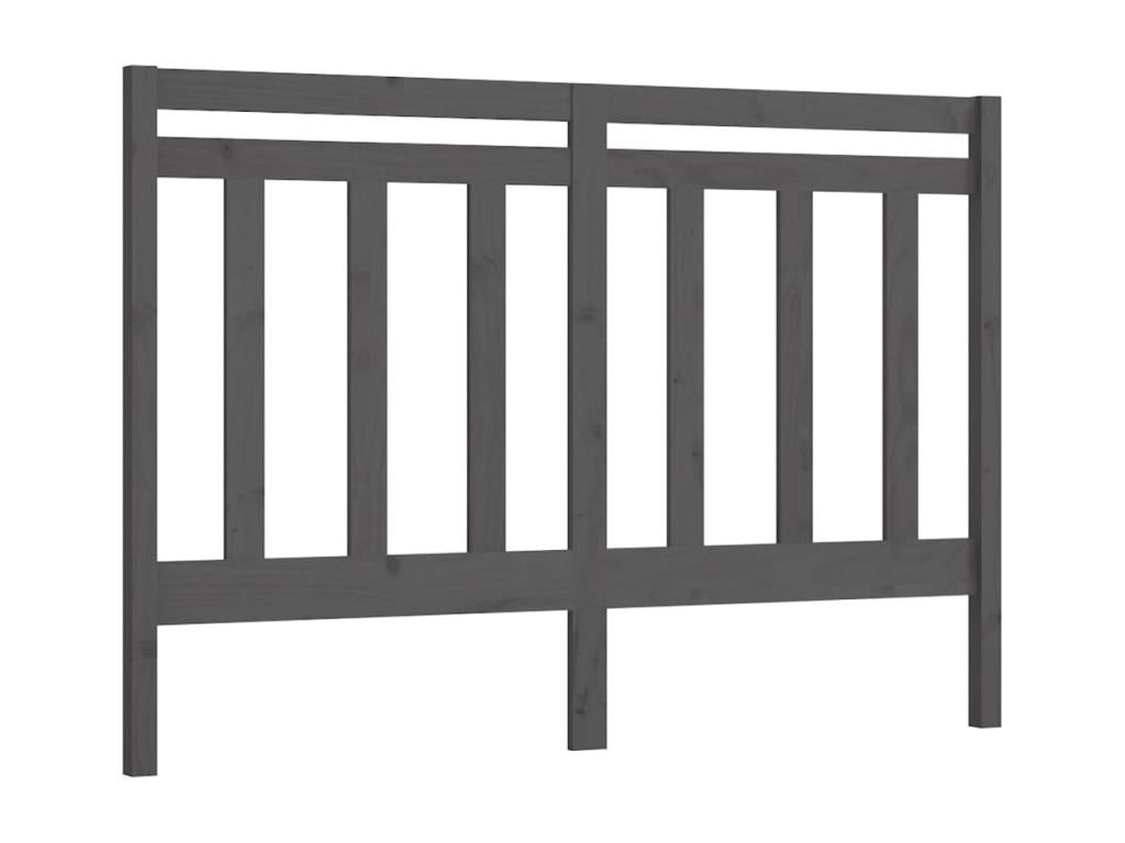 Tête de lit Gris 166x4x100 cm Mobenze massif de pin KKFA32279