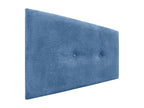 Boislis Tête de Lit Velours Côtelé Uni avec Boutons 150x60 Lits 150/160 - Bleu UEHI36275