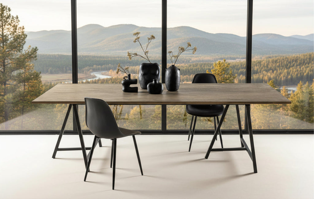 Mobenze table de salle à manger 100x250 cm naturel. TJFP39198