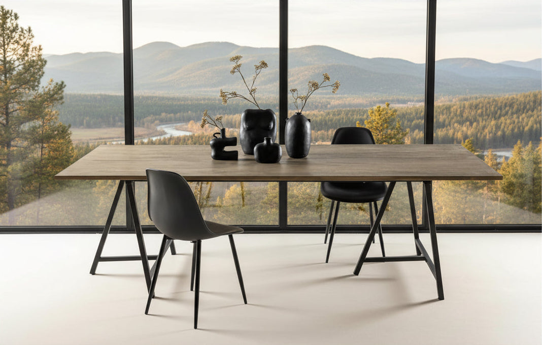 Mobenze table de salle à manger 100x250 cm naturel. TJFP39198