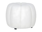 Mobenze - Pouf rond en tissu Mobenze 48cm - Écru NUQP71978