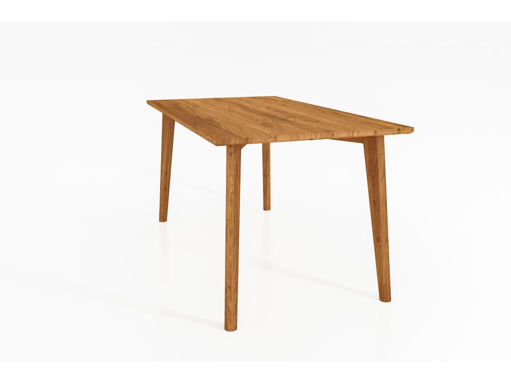 Boislis - Table en chêne sauvage huilé naturel 80x190 WDTB03521