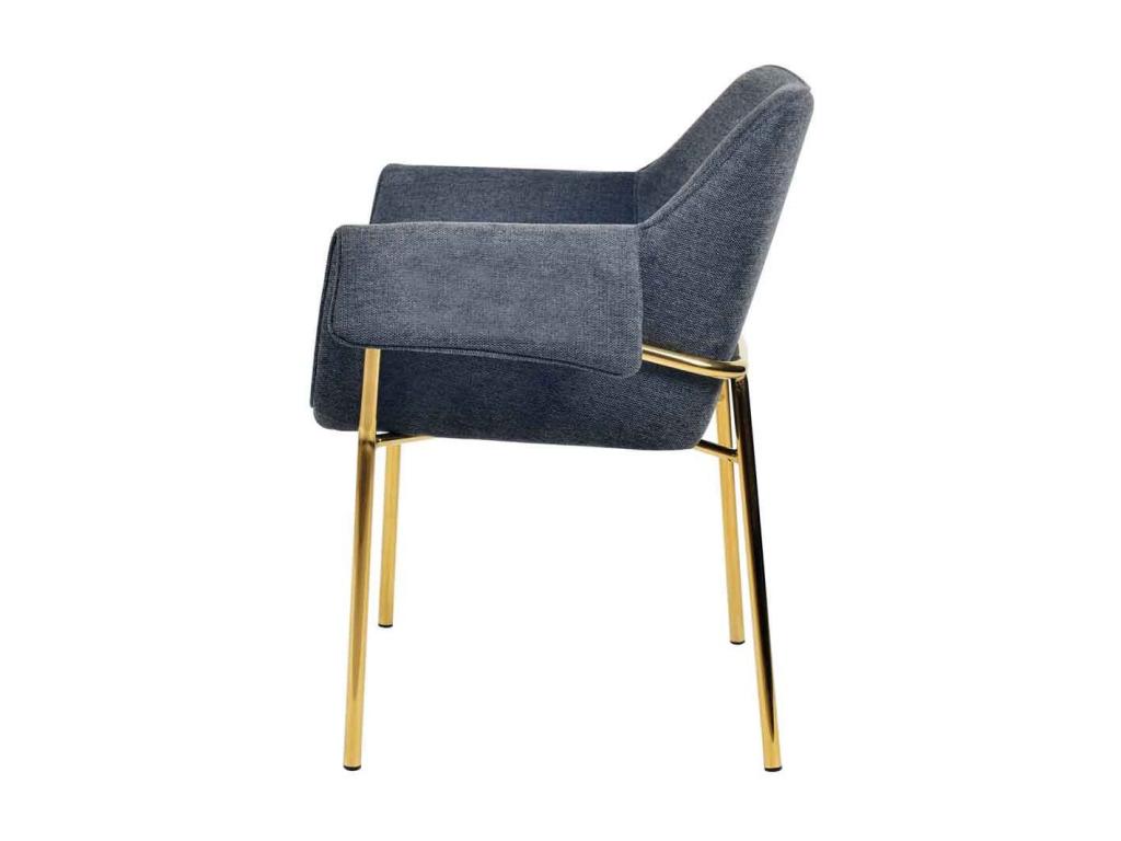 Chaise longue Design Boislis 82cm Anthracite / Ou NWFG85122