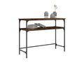 Table console chêne fumé 100x35,5x75 cm Mobenze d'ingénierie PPNJ81574