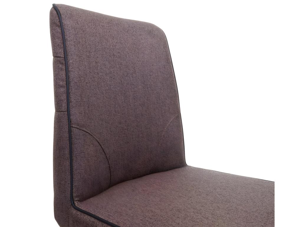 Tabouret de bar Boislis-H72 pivotant brun JXTM08889