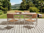Table de jardin Bois Marron Luxameub JFVY04368