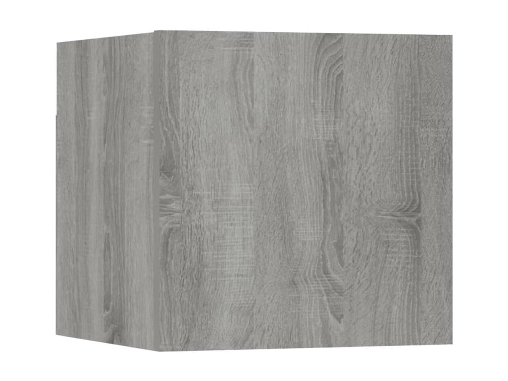Meubles TV muraux 2 pièces Boislis gris 30,5x30x30 cm CVSM13281