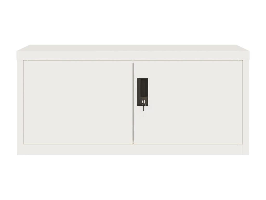 Classeur blanc 90x40x40 cm acier XSYX25837