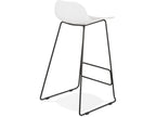 Tabouret de bar design Boislis noir OGCC85399