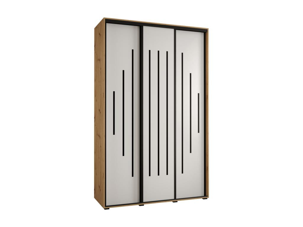 ARMOIRE Mobenze 12 À PORTES COULISSANTES 235.2/150/60 3 portes EIDP23264