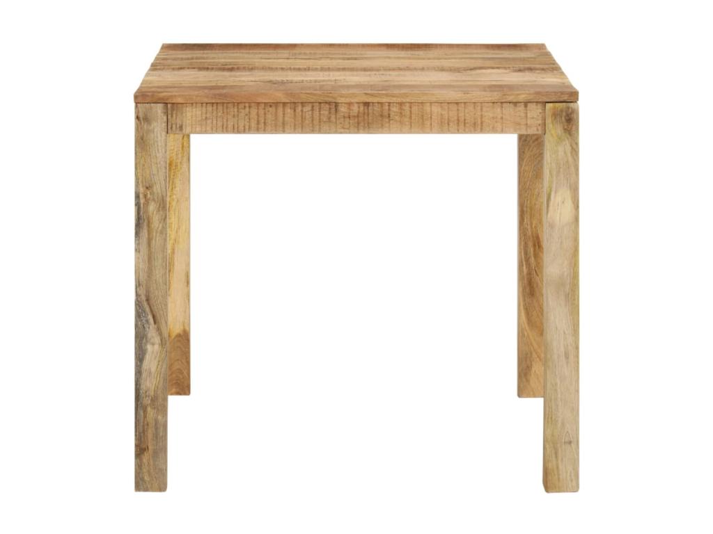 Table à manger Mobenze de manguier massif 82x80x76 cm STNK30564